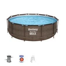 Каркасный бассейн Bestway 56709 размеры 366 х 100 см с фильтр-насосом фото 41