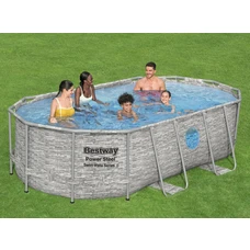 Каркасный бассейн Bestway 56714 размеры 427 х 250 х 100 см с фильтр-насосом фото 21