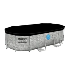 Каркасный бассейн Bestway 56714 размеры 427 х 250 х 100 см с фильтр-насосом фото 86