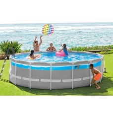 Каркасный бассейн Intex 26722 размеры 427 х 107 см с фильтр-насосом фото 14