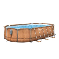 Каркасный бассейн Bestway 56719 размеры 610 х 366 х 122 см с фильтр-насосом фото 16
