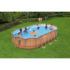 Каркасный бассейн Bestway 56719 размеры 610 х 366 х 122 см с фильтр-насосом фото 21