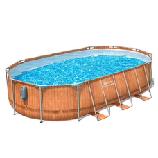 Каркасный бассейн Bestway 56719 размеры 610 х 366 х 122 см с фильтр-насосом фото 92