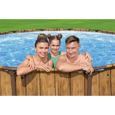Каркасный бассейн Bestway 56725 размеры 488 х 122 см с фильтр-насосом фото 37