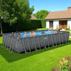 Каркасный бассейн Bestway 561KG размеры 732 х 366 х 132 см с песочным фильтр-насосом