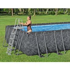 Каркасный бассейн Bestway 561KG размеры 732 х 366 х 132 см с песочным фильтр-насосом фото 86