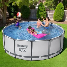 Каркасный бассейн Bestway 5618W размеры 396 х 122 см с фильтр-насосом