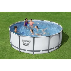 Каркасный бассейн Bestway 5618W размеры 396 х 122 см с фильтр-насосом фото 14