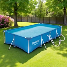 Каркасный бассейн Bestway 56424 размеры 400 х 211 х 81 см с фильтр-насосом фото 21