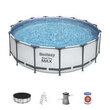 Каркасный бассейн Bestway 56438 размеры 457 х 122 см с фильтр-насосом фото 71