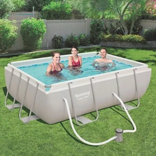 Каркасный бассейн Bestway 56629 размеры 282 х 196 х 84 см с фильтр-насосом
