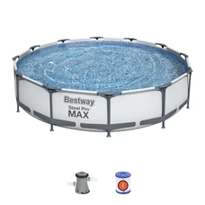 Каркасный бассейн Bestway 56416 размеры 366 х 76 см с фильтр-насосом фото 37