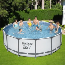 Каркасный бассейн Bestway 5612X размеры 427 х 122 см с фильтр-насосом