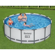 Каркасный бассейн Bestway 5612X размеры 427 х 122 см с фильтр-насосом фото 14