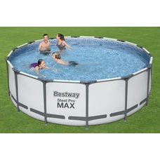 Каркасный бассейн Bestway 5612X размеры 427 х 122 см с фильтр-насосом фото 21