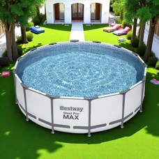 Каркасный бассейн Bestway 5612X размеры 427 х 122 см с фильтр-насосом фото 37