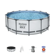 Каркасный бассейн Bestway 5612X размеры 427 х 122 см с фильтр-насосом фото 54
