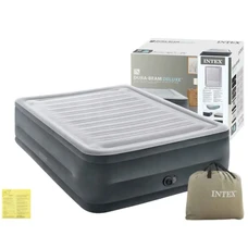 Надувная велюр кровать Intex 64418 размеры 203 х 152 х 56 см фото 63
