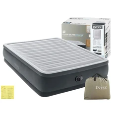 Надувная велюр кровать Intex 64414 размеры 203 х 152 х 46 см фото 37