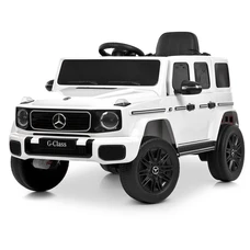 Детский электромобиль JJ2580EBLR-1(24V) белый Mercedes с EVA колесами фото 14