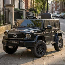 Детский электромобиль JJ2580EBLR-2(24V) черный Mercedes с EVA колесами