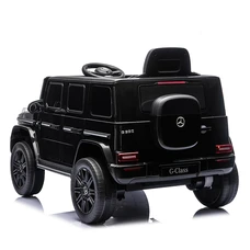 Детский электромобиль JJ2580EBLR-2(24V) черный Mercedes с EVA колесами фото 37