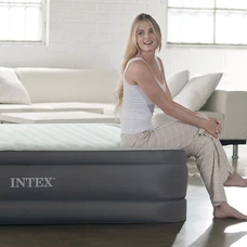 Надувная велюр кровать Intex 64904 размеры 191 х 137 х 46 см фото 21