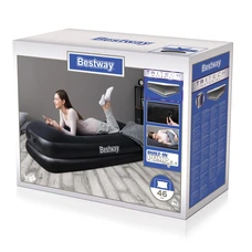 Надувная велюр кровать Bestway 67401 размеры 191 х 97 х 46 см фото 71