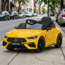 Детская электромобиль M 6292EBLR-6 желтый Mercedes с четырьмя моторами