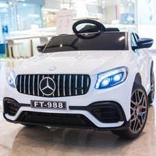 Детский электромобиль M 4560EBLR-1 белый Mercedes с четырьмя моторами по 45W