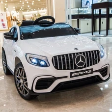 Детский электромобиль M 4560EBLR-1 белый Mercedes с четырьмя моторами по 45W фото 37