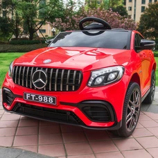 Детский электромобиль M 4560EBLR-3 красный Mercedes с четырьмя моторами по 45W