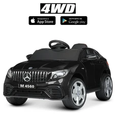 Детский электромобиль M 4560EBLRS-2 черный Mercedes в автопокраске фото 22