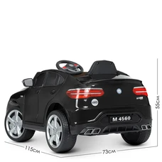 Детский электромобиль M 4560EBLRS-2 черный Mercedes в автопокраске фото 20