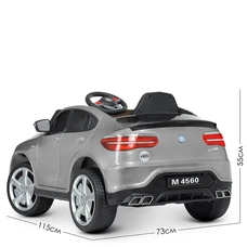 Детский электромобиль M 4560EBLRS-11 серый Mercedes в автопокраске фото 28