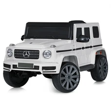 Детский электромобиль джип M 5803EBLR-1 белый Mercedes с мягким сиденьем фото 28