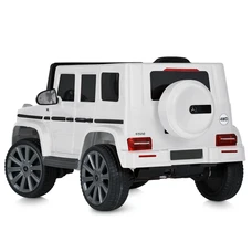 Детский электромобиль джип M 5803EBLR-1 белый Mercedes с мягким сиденьем фото 20