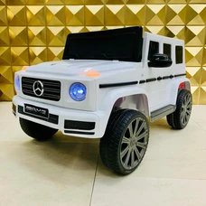 Детский электромобиль джип M 5803EBLR-1 белый Mercedes с мягким сиденьем фото 41