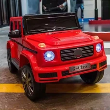 Детский электромобиль джип M 5803EBLR-3 красный Mercedes с мягким сиденьем фото 21