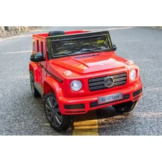 Детский электромобиль джип M 5803EBLR-3 красный Mercedes с мягким сиденьем фото 37