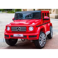 Детский электромобиль джип M 5803EBLR-3 красный Mercedes с мягким сиденьем фото 54