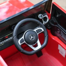 Детский электромобиль джип M 5803EBLR-3 красный Mercedes с мягким сиденьем фото 63
