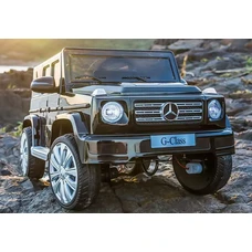 Детский электромобиль джип M 5803EBLR-2 черный Mercedes с мягким сиденьем фото 14
