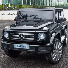 Детский электромобиль джип M 5803EBLRS-2 черный Mercedes в автопокраске
