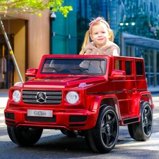 Детский электромобиль джип M 5803EBLRS-3 красный Mercedes в автопокраске фото 14