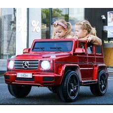 Детский электромобиль джип M 5803EBLRS-3 красный Mercedes в автопокраске фото 37