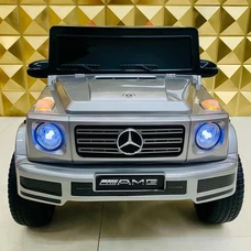 Детский электромобиль джип M 5803EBLRS-11 серый Mercedes в автопокраске фото 14