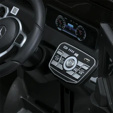 Детский электромобиль джип M 5803EBLRS-11 серый Mercedes в автопокраске фото 53