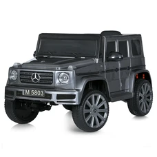 Детский электромобиль джип M 5803EBLRS-11 серый Mercedes в автопокраске фото 15