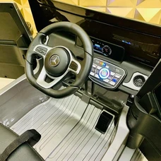 Детский электромобиль джип M 5803EBLRS-11 серый Mercedes в автопокраске фото 86